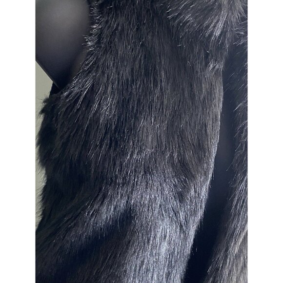 Michael Michael Kors Faux Fur Vest Designer Open Front Size XS EUC !! Beauty - Picture 9 of 9